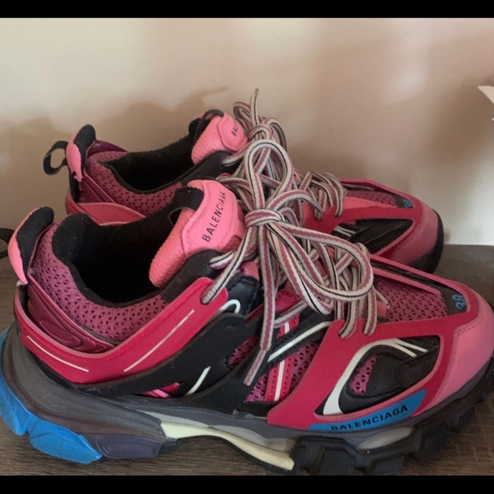 Pink & Blue Balenciaga Track Runner
